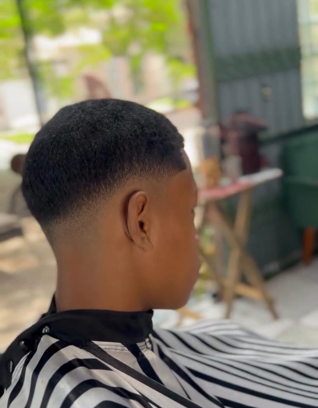 Corte infantil social feito por Felipe Barbosa