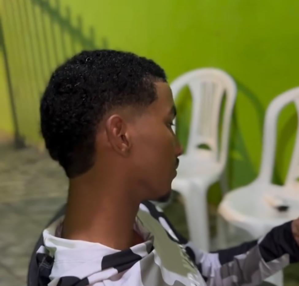 Degradê fechado feito por Felipe Barbosa